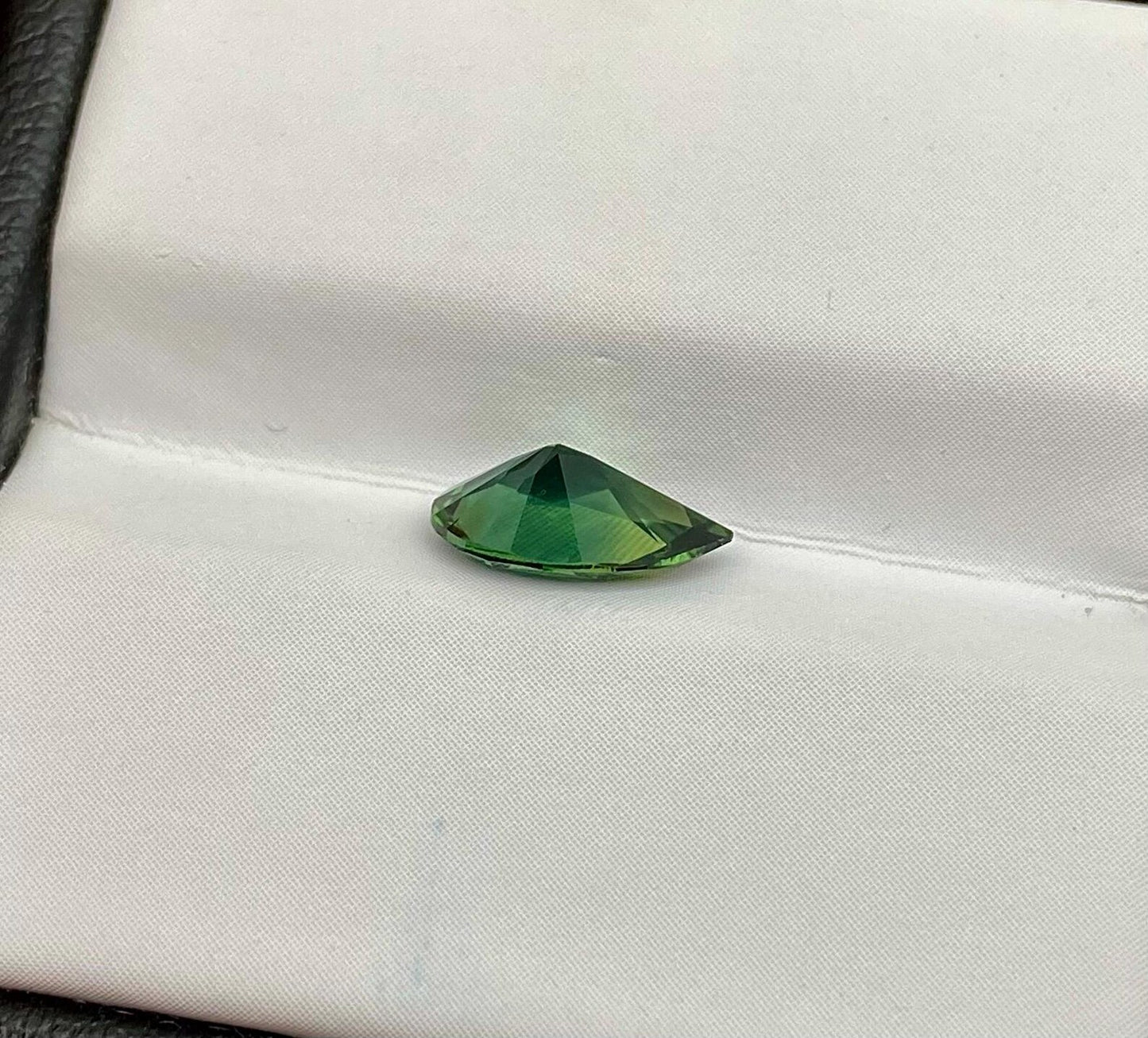 Teal Sapphire 1.25Ct natural Loose gemstone, pear cut, Origin Kenya