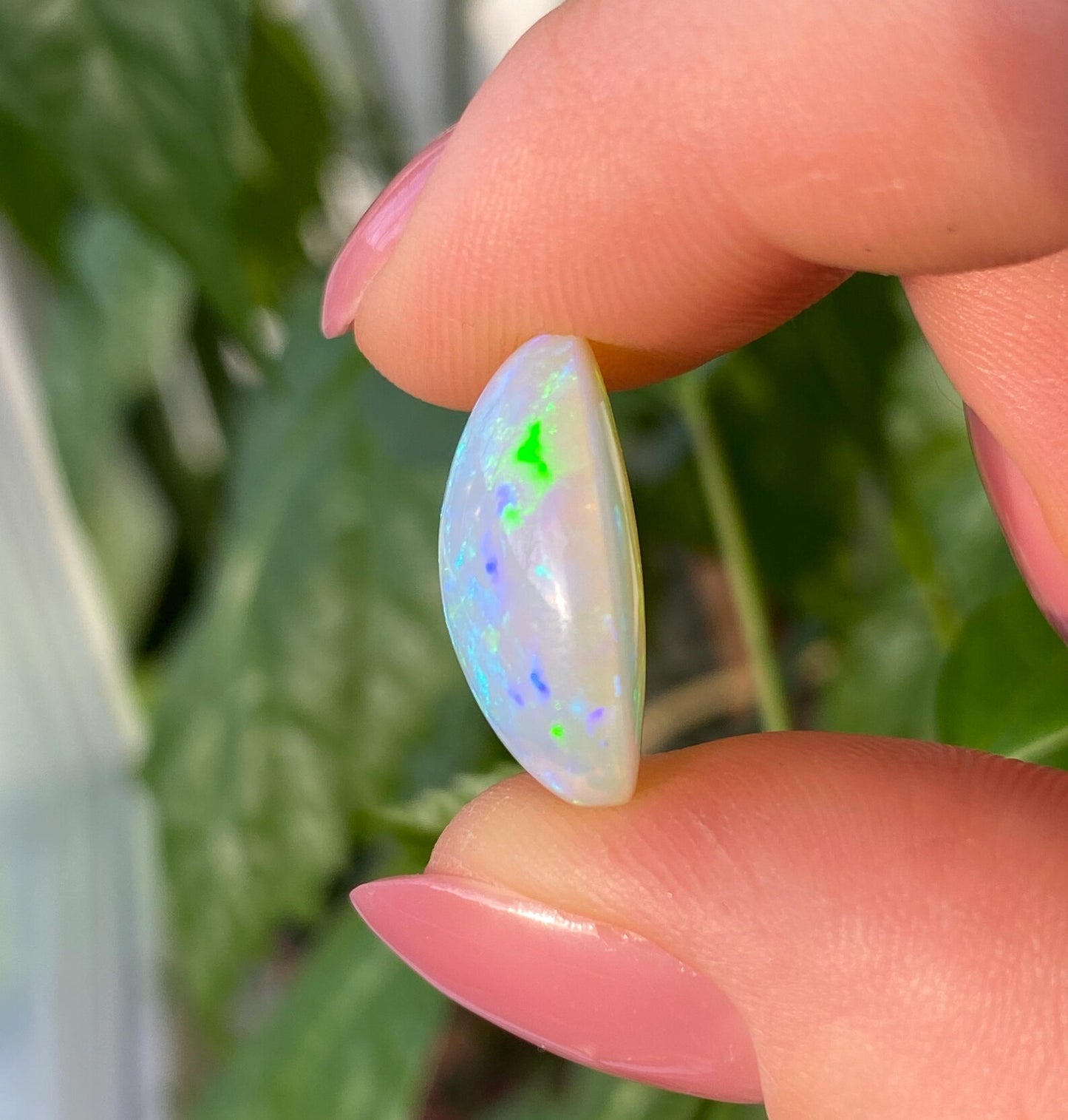 Opal Ethiopian 13.09Ct natural gemstone, Oval cabochon, 20.07x17.39x8.46mm, Ethiopia, GFCO certified