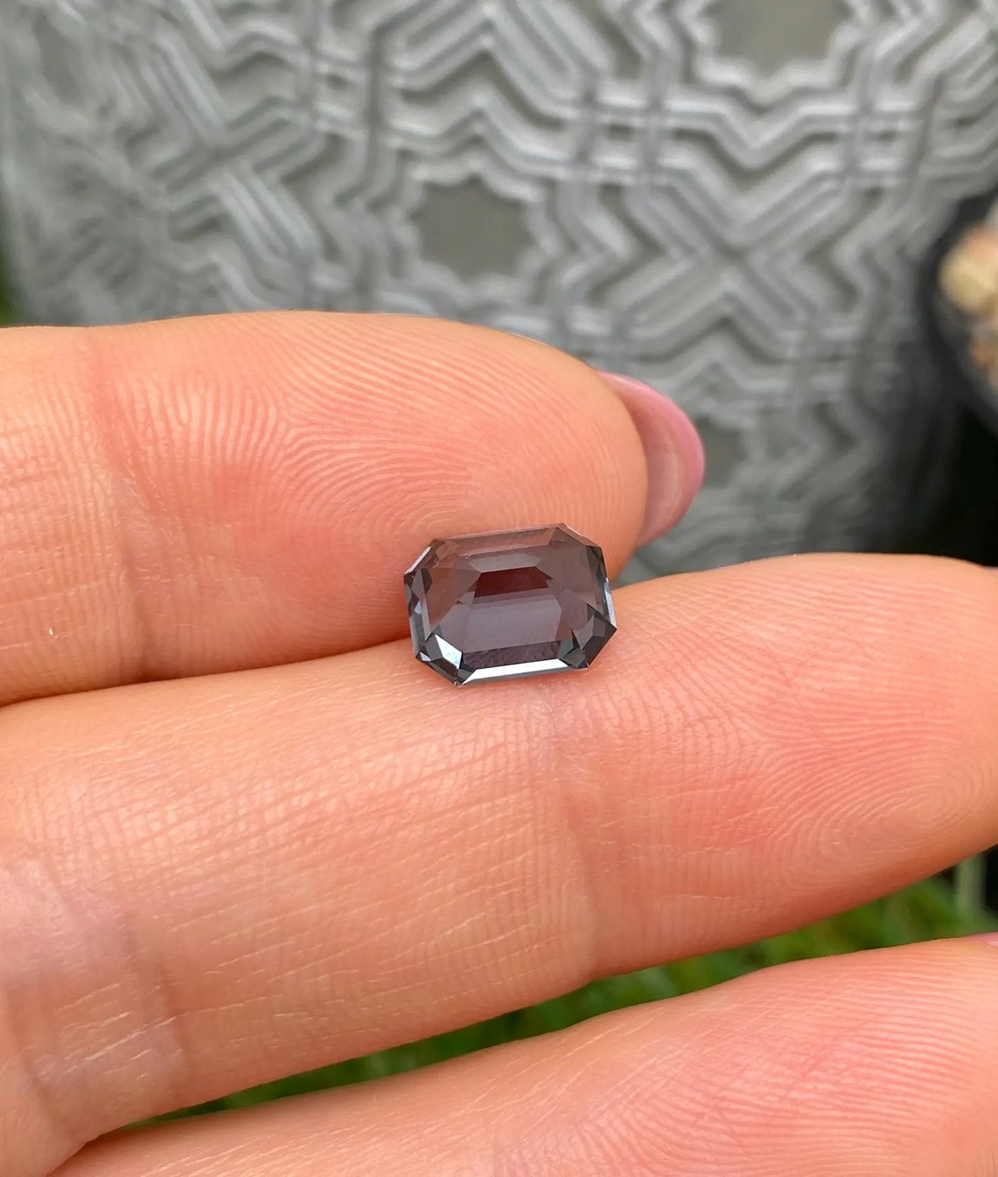 Spinel Blue natural gemstone 2.89Ct, Octagon cut, Origin Tanzania, GFCO