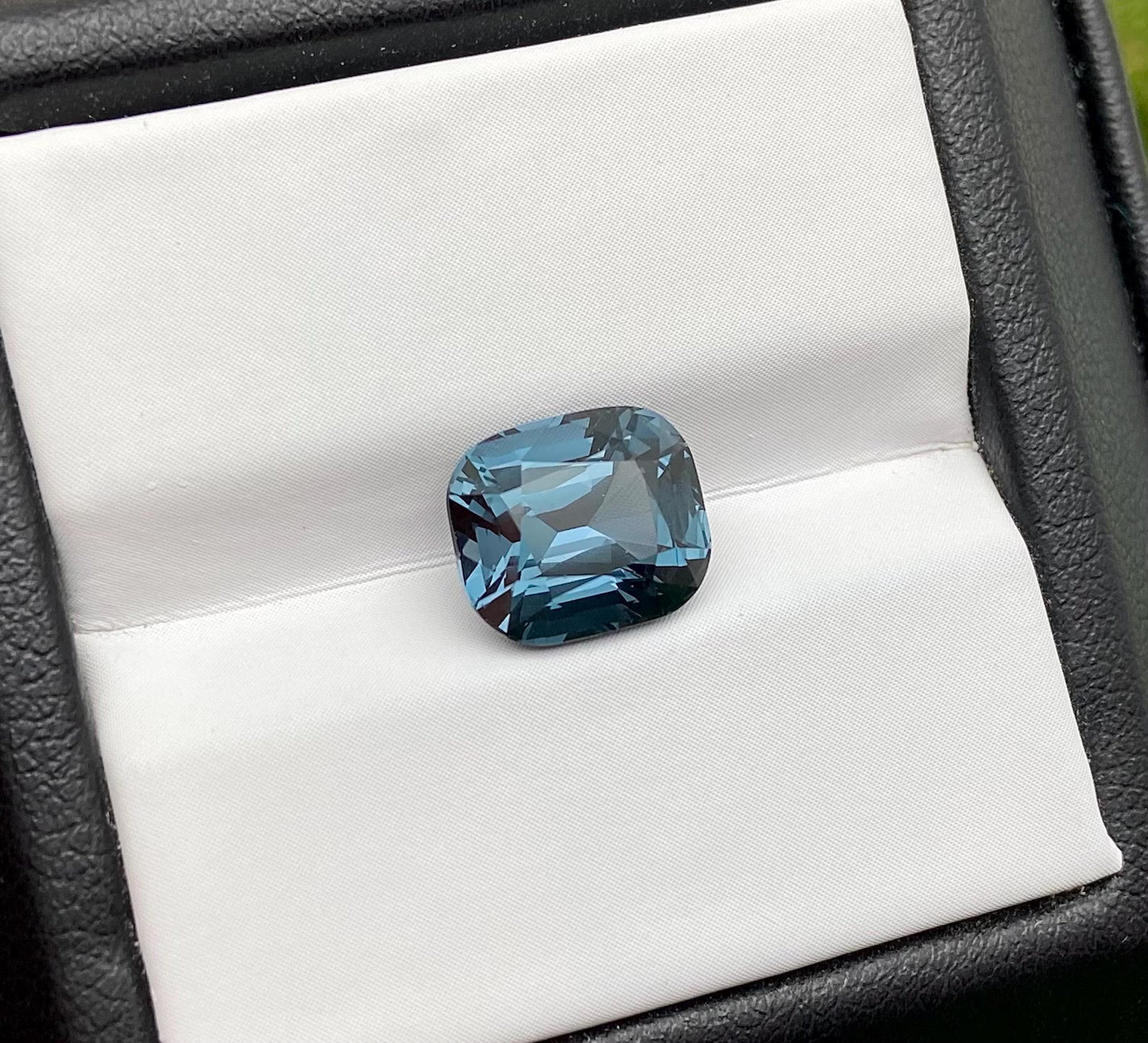 GFCO Certified Natural 3.77 Ct. Blue Spinel gemstone, Cushion , Origin Tanzania