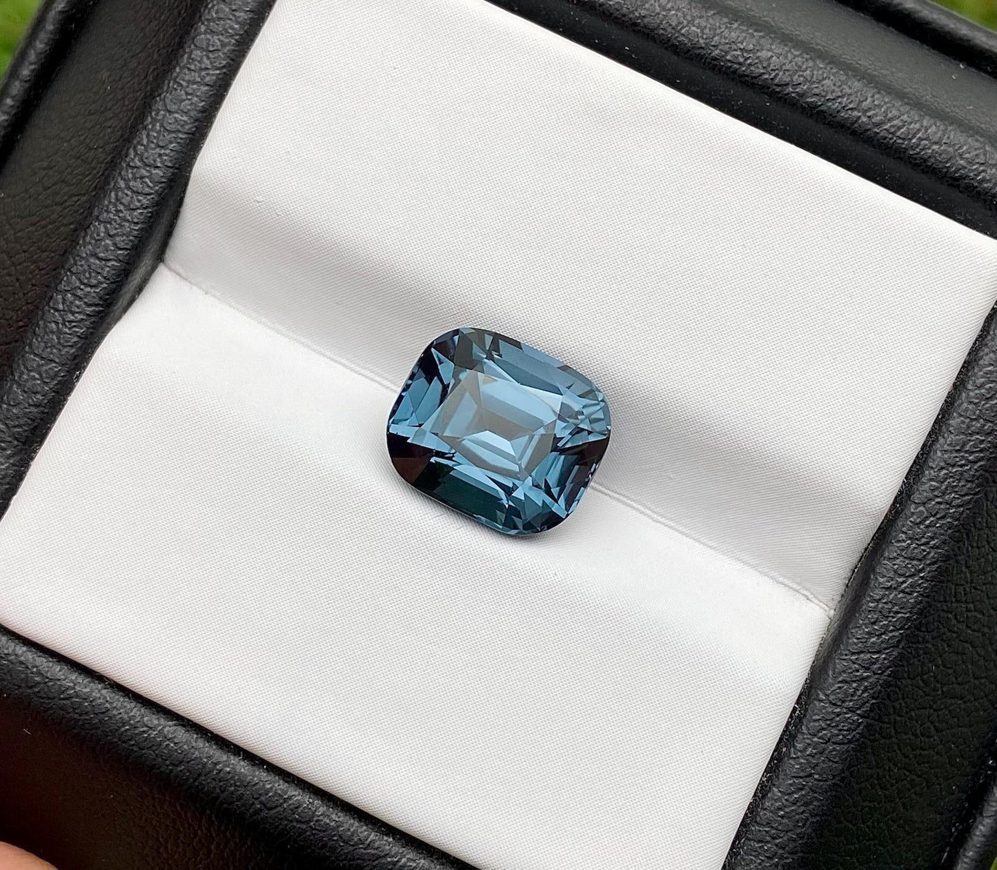 GFCO Certified Natural 3.77 Ct. Blue Spinel gemstone, Cushion , Origin Tanzania