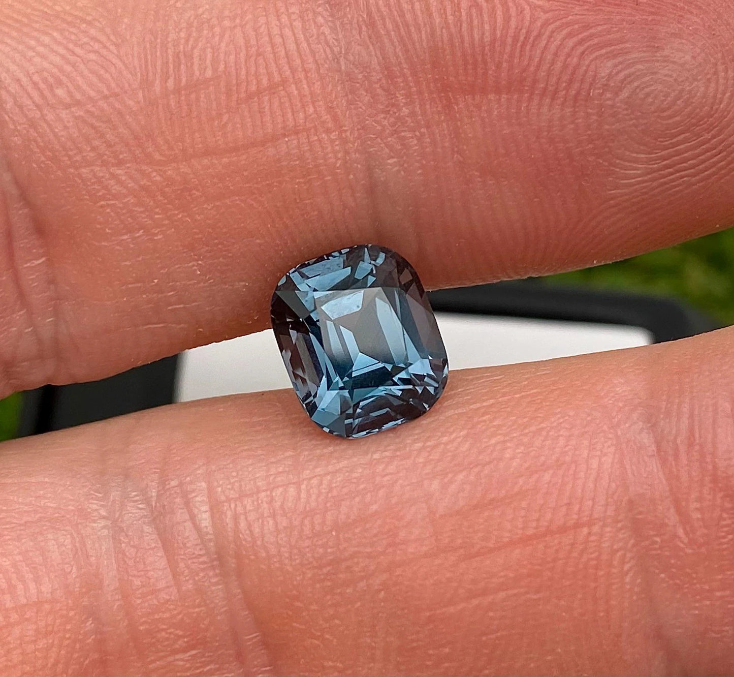 GFCO Certified Natural 3.77 Ct. Blue Spinel gemstone, Cushion , Origin Tanzania